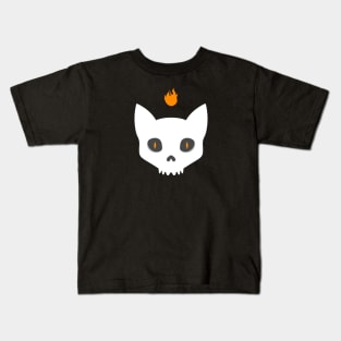 Cat Skull Kids T-Shirt